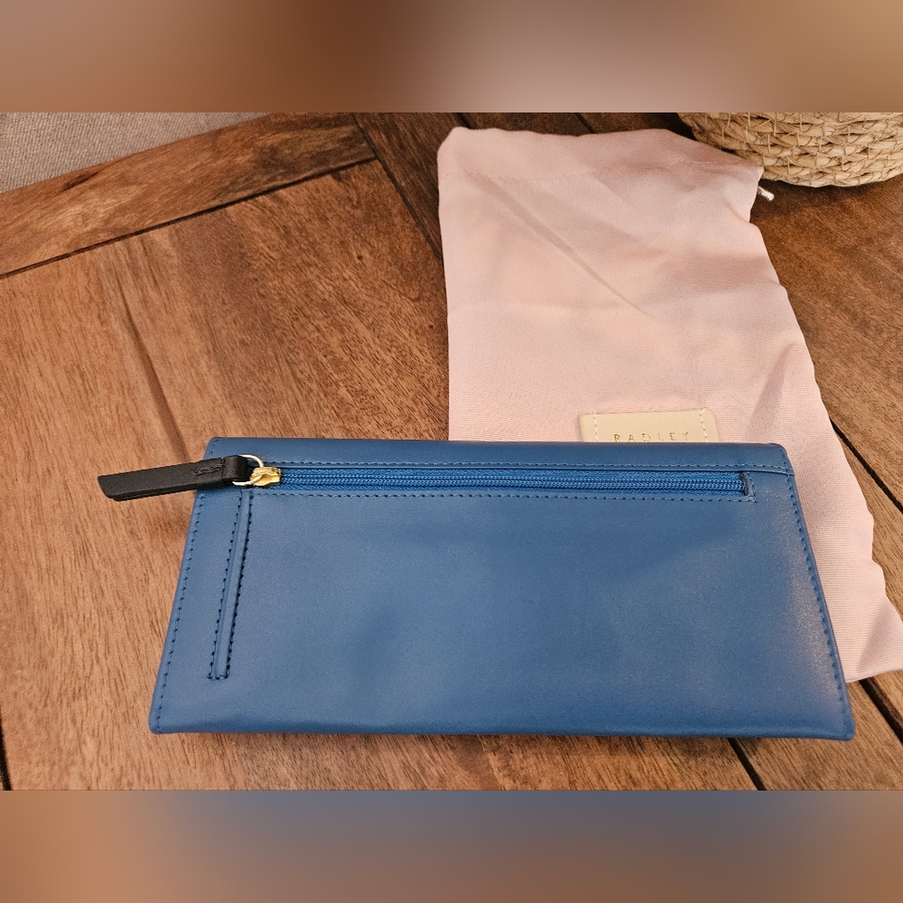 Radley London Blue Wallet with Dog Design - Picture 3 of 7